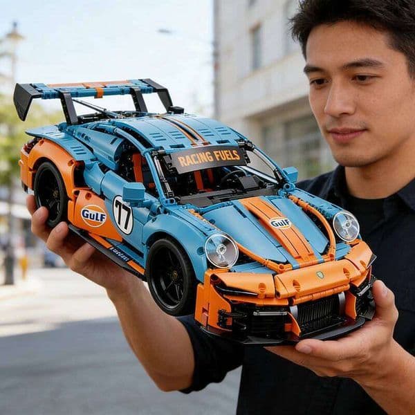 1700pcs Sports Car Building Blocks Set,Racing Vehicle Model Kit,Brick Toys Teen,Compatible with Major Brands for Adults,Gift 26L0602