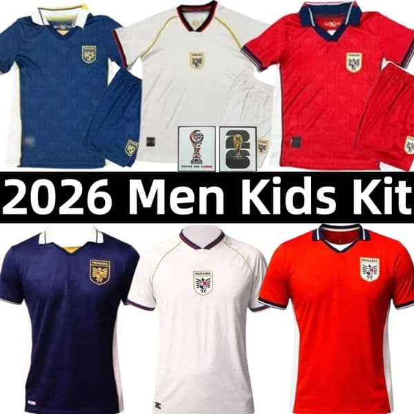 2026 Panama World Cup Jersey Soccer Jerseys Ismael Diaz Fajardo Waterman Carrasquilla Barcenas Quintero football shirts national team 26 27 home away Men Kids Kit