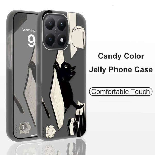 Charismatic Cat Phone Case For Xiaomi 15T 14T Poco M8 F7 M7 X6 M6 X5 F5 M5S X3 M3 NFC Pro Ultra 5G Candy Colored Cover