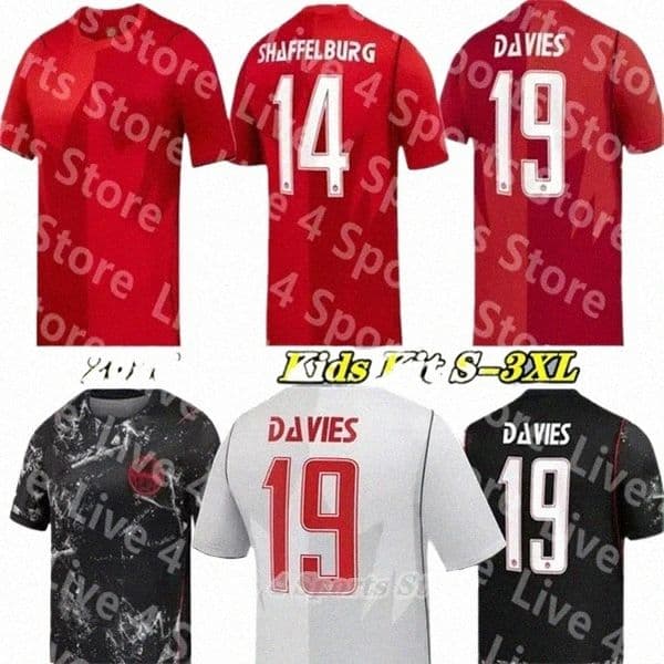 2026 Canada World Cup Soccer Jerseys DAVIES DAVID Larin Saliba Millar AHMED KONE LARYEA Jebbison SHAFFELBURG BUCHANAN CORNELIUS Men Kids Football Shir i5XD#