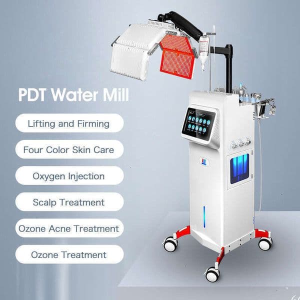 Ace Ace Ace All-In-One H2o2 Dermabrasion Skin Beauty Oxygen Jet Faceting Elasticity Improve Beauty Salon 10 Handles PDT LED Collagen Rebuild Wrinkle Remove Machin