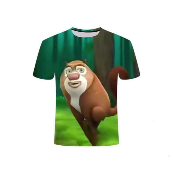 Hot-Selling Summer Short-Sleeve Funny Cartoon Classic 3D Printed Loose Casual Streetwear Top 873