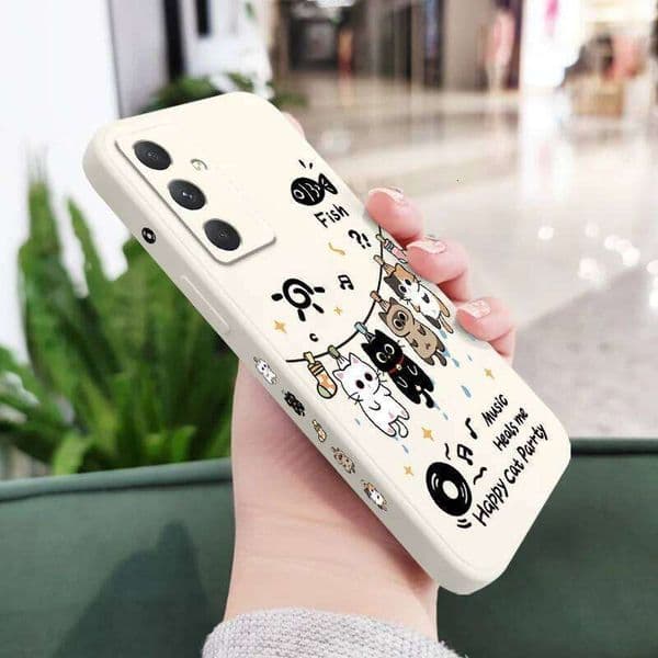 Dry The Kitten Phone Case For Samsung Galaxy A37 A57 Liquid Silicone Cover