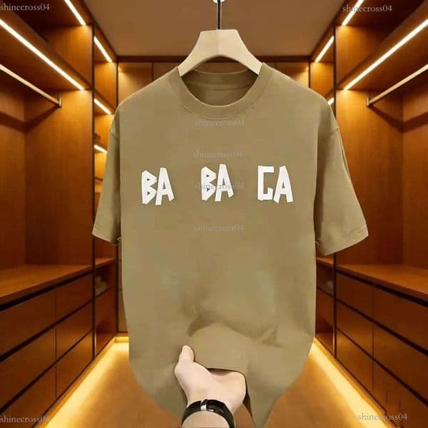 bb shirt Top Luxury letter print shirt Luxury clothing Hip Hop Street clothing for men and women bal Shirts f91