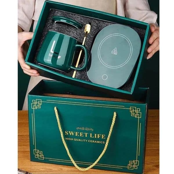 Luxury Designer Other Kitchen Tools Coffee G Warmer Pad Cup Heater Coaster Constant Temperature Heating USB Electric Mat Set Milk Tea Water Home Office dinnerwa 15