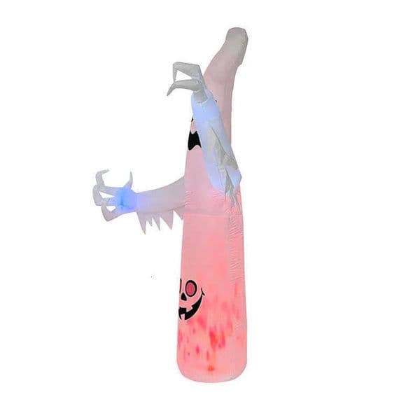 2026 Inflatable perfume - 8Ft Flame cologne White Ghost Spirit Halloween Figure Model Free Shipping