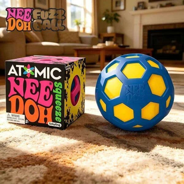 Atomic NeeDoh Soft Stress Relief Ball Sensory Fidget Toy Fun Party Gift for Adults and Kids Daily Relaxation 26L0603