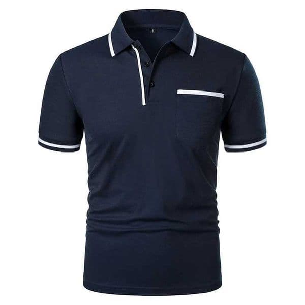 Short New Mens SleeveShirts Solid Color Casual T-shirt Summer Trendy Breathable Loose Basic Splice Top Pockets Men ShirtsZ260603