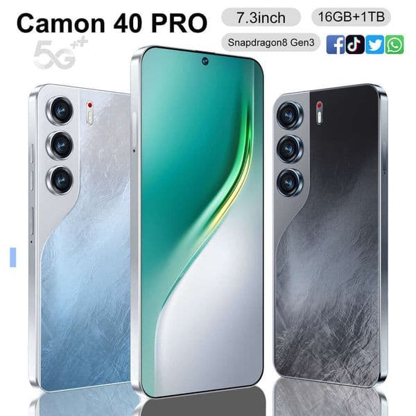 Best-selling smartphone Camon 40 Pro with a 7.3-inch screen, 16GB of RAM and 1TB of storage, Android all-in-one device