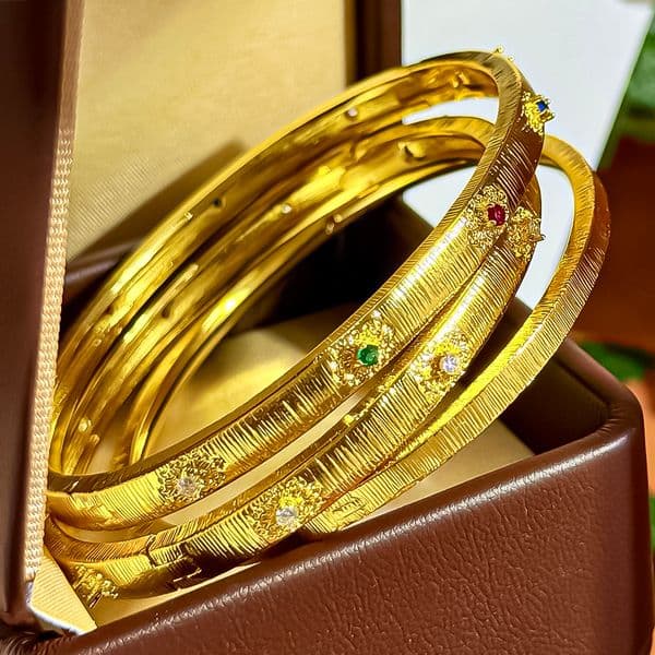 Luxury Turquoise Cuff Bracelet Gold Tone Crystal Accent Woven Texture Engraved Finish Elegant Jewelry Gift For Women Party Anniversary Vintage Style For Women