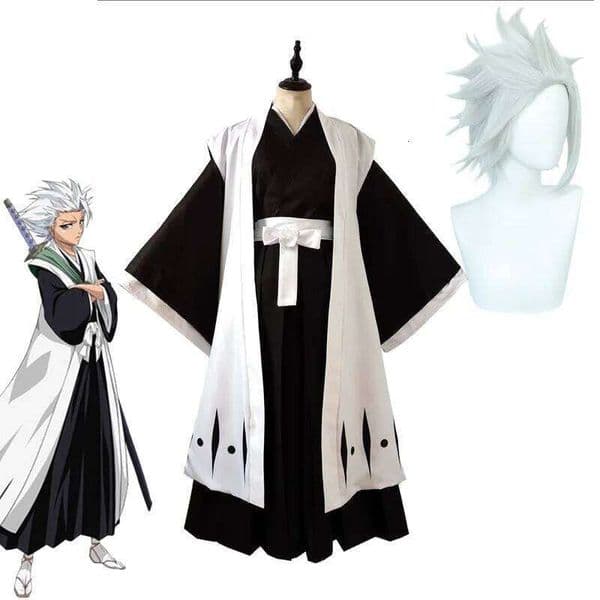 Halloween Costumes Hitsugaya Toushirou Cosplay Kimono And Wigs Soul Society Captain Of Team 10 Die Pa Comic-con Anime Clothing