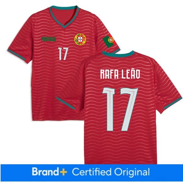 Portugal Rafael Leao Neves NO. 17 World Cup 2026 T shirt Portuguese National Team Sports T-shirt CR7 Jerseys Flag Football Stars Full Squad Home Man Woman Tshirt