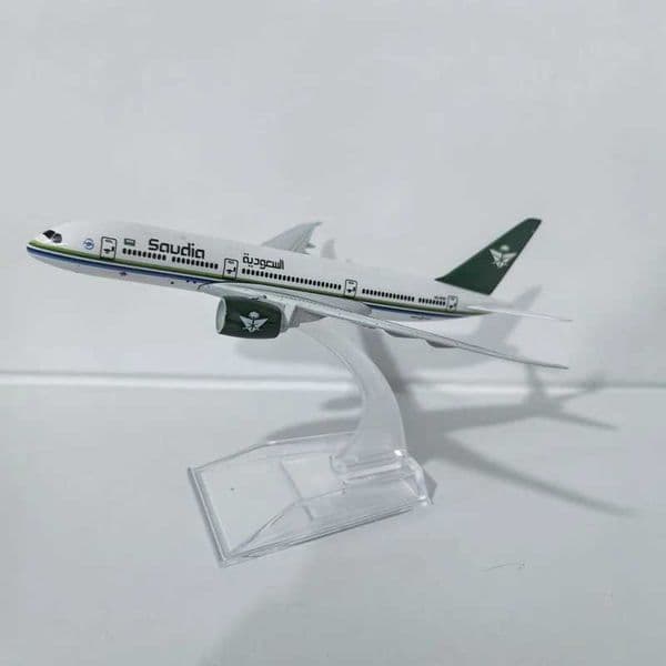 JASON TUTU 16cm Saudia B787 Plane Airplane Model Aircraft Model Diecast Metal 1/400 Scale Planes L2606039EZT