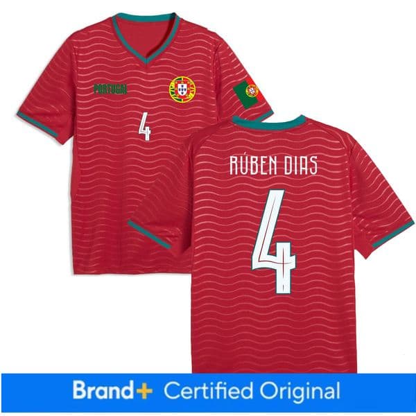 Portugal Jersey Ruben Dias NO. 4 World Cup 2026 T shirt Portuguese National Team Sports T-shirt CR7 Jerseys Flag Football Stars Full Squad Home Man Woman Tshirt