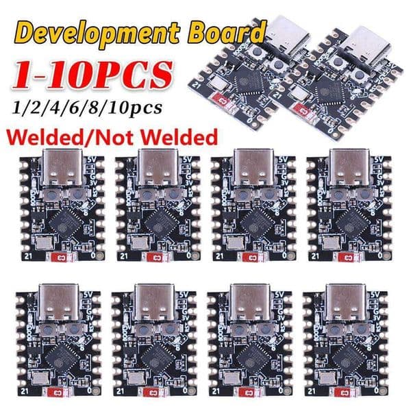 NEW 10-1PC ESP32-C3 Super Mini WiFi Bluetooth-Compatible for Arduino Development Board Welded/Not Welded