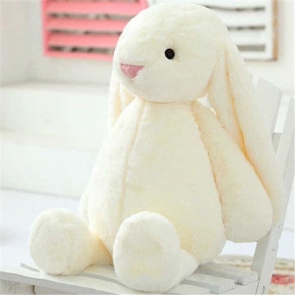 Festive Rabbit Toy 30cm Soft Plush Easter Bunny Doll Long Ears Stuffed Rabbits Cfort Kids Sleeping Dolls Sofa Bed Cushion Decor Y260603