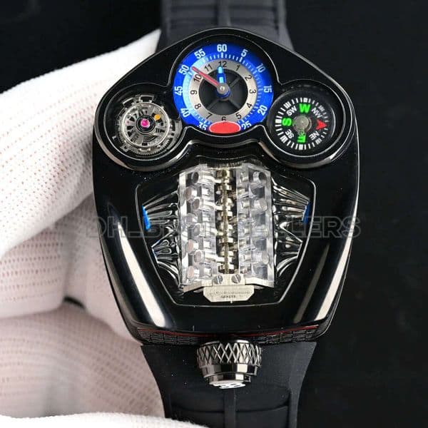 Appearance Watch Czech Leopard High Quality Watch Quartz Movement Men's Watch Luxury Designer Rubber Strap Watches J&C Casino, Roulette ,JC / Jacob,Jacob & Co 333
