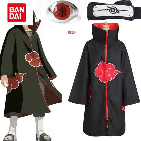 Ninja Anime Kakashi Tobi Obito Cosplay Costume Akatsuki Long Sleeve Cloak Halloween Carnival Funny Adult Cosplay Costume L260603WGSE