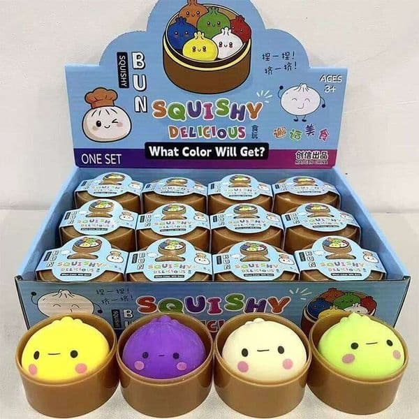 Rare Expression Dumpling Squishy Pinching Pressure Ball Slow Rebound Soft Decompression Office Home Decorat Children Adult Gifts 26L0603