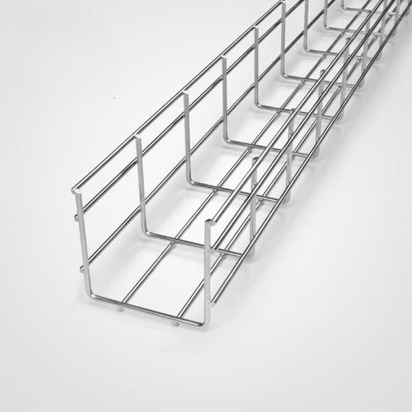 Hot-dip galvanized steel grid cable tray, open grid cable tray, cable routing trough