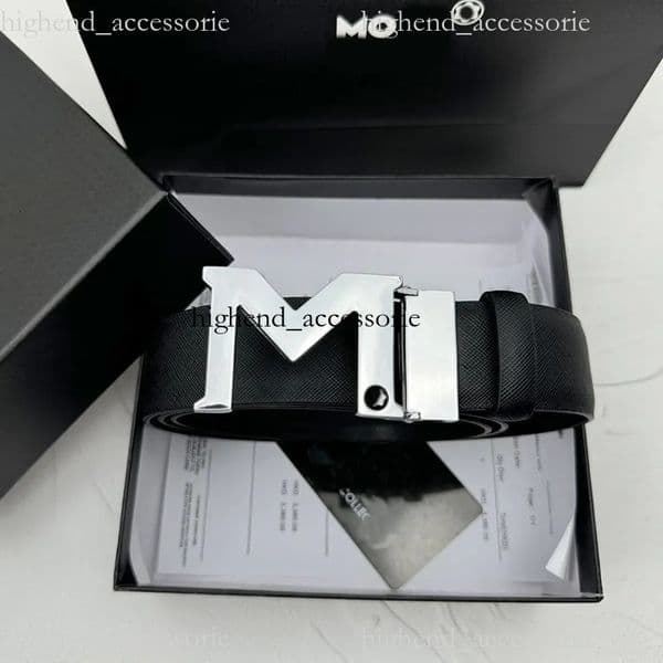 Mcms belt desginer women Luxury Designer 3 3cm Reversible design metal swivel buckle Print Design 105 125cm Zinc Alloy Buckle Mens Belt Versatile available 3b2