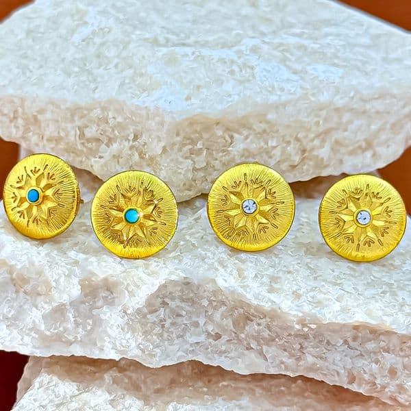 Designer Turquoise Cuff Bracelet Gold Tone Crystal Accent Woven Texture Engraved Statement Jewelry Fashion Accessory Gift For Women For Elegant Style Now