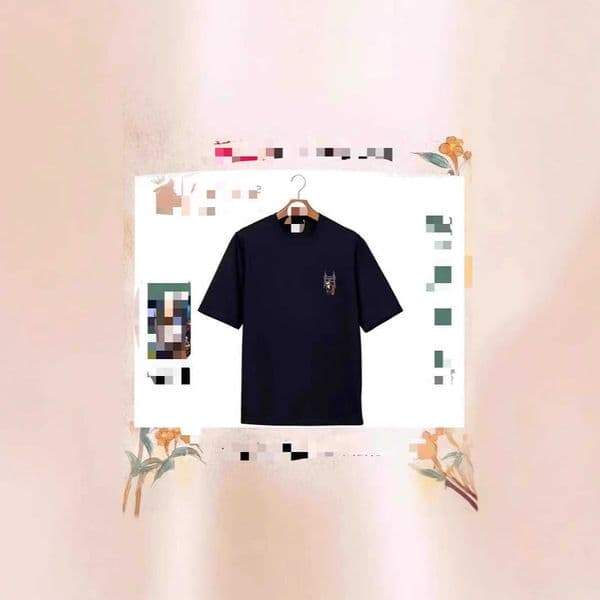 Short-Sleeve T-Shirt Cotton For Young Men And Women Summer Ins Trendy Street Style Loose Round-Neck Top