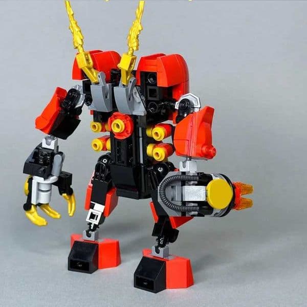 Blaze 299 PCS Custize Warrior Mech MOC Custize Modar Building Block Educational Creative Design DIY Boys Assembly Toy Gift J260603