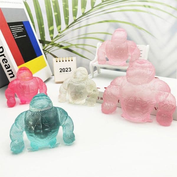 Novelty Fingertip Toys Cute Funny Maltose Balls Orangutan Crocodile Strong Orangutan Squishy Slow Rebound Fidget Toys Gifts Toys for Kids Sea Shipping