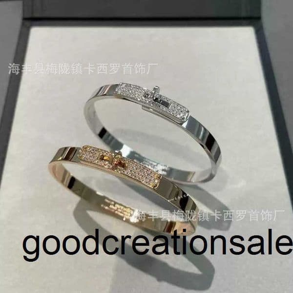 Brand H Bangle Pig Nose Bracelet high-quality 18K gold plated niche light luxury simple bracelet for best friends exquisite ins style W8BX