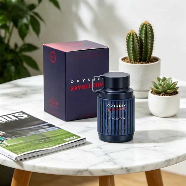 Odyssey Revolution Armaf Ultra Edition Mens EDP Spray 34 Oz Nighttime Cologne Blackcurrant Pine Nut Vanilla Accords Z260603
