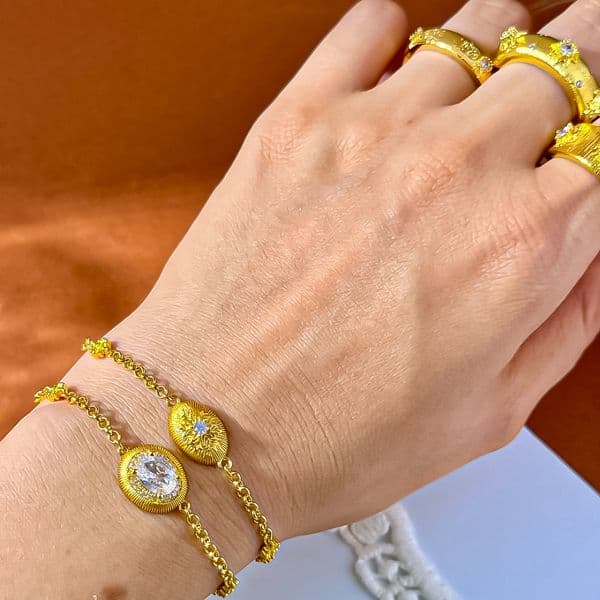 Designer Turquoise Cuff Bracelet Gold Tone Crystal Accent Woven Texture Engraved Statement Jewelry Fashion Accessory Gift For Women For Fashion Lovers Today