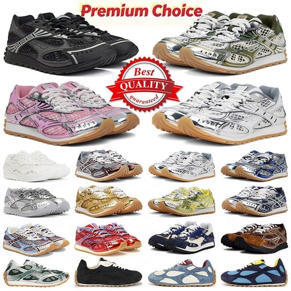 High Quality Designer Orbit Running Shoe Sneaker Mae Womens Luxury Trainers Leather Mesh Nylon Fabric Sneakers Green Blue White Black Pink Heel Flat Shoes