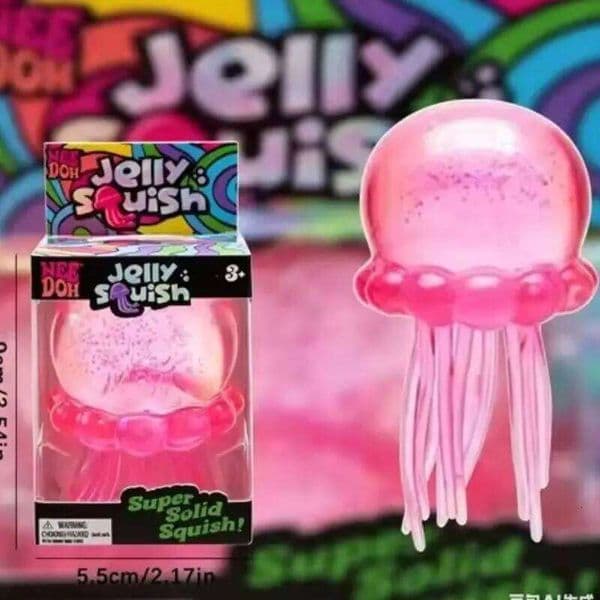 New Schylling Jellyfish Healing Series Needoh Nice Cube Stress Relief Pinch Toy Children's Gift 26L0603