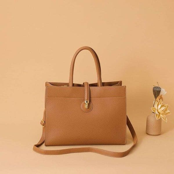 New Spring Summer Tote Women Large Capacity Textured Shoulder Bag Simple Work Commuting Bag For Women TIANOUDAISHU