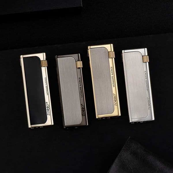 Thin Z688 tra Metal Lighter - Bed Retro Refillable Gas Lighter for Men Pocket Windproof Gift Z688 Model J260603