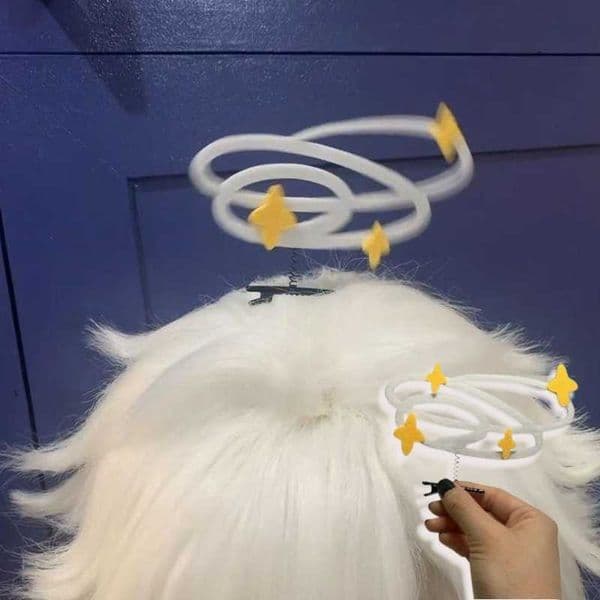 Special Cosplay Vertigo Effect Spring Hairpin Duckbill Clip Creative Funny Cute Two-dimensional Role-playing Hair Accessories M260603