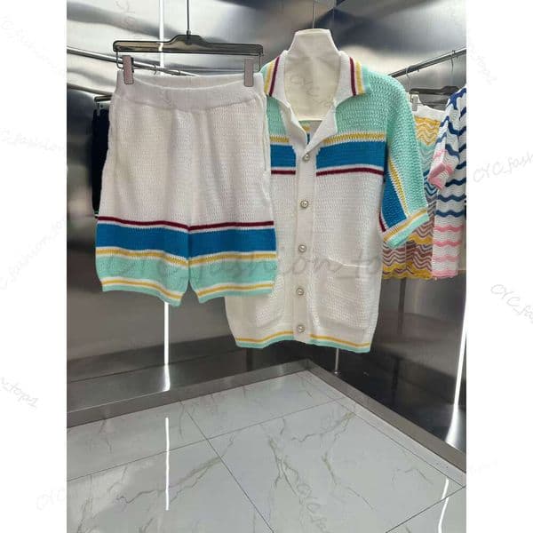 Casablanmen Sweet Gentle Style Short Pullovers Women Chic Contrast Color Plaid Designer Fashion Casaa Blancas 2026 Knitted Sweaters Casual All-Match Loose 0cc