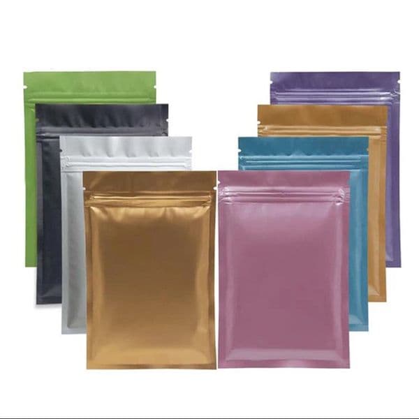 Multi-colored Reusable Sealed Pouches Durable Colored Zipper Seal Plastic Bags Self-Sealing Bags for Storage with Secure Closure Packaging Bags