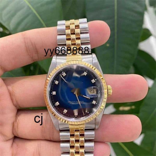 Watches Designer Men Day Date 16233 Blue Dial Mechanical Watch Automatic Watch 3135 Movement De Luxe cygood