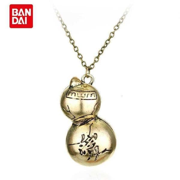 Naruto-themed pendant necklace made of zinc alloy die-cast electroplated with oil coating for color retention L260603A9DX