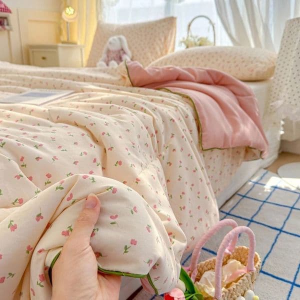 Summer washed wrinkled yarn air conditioner quilt skin-friendly and soft household summer cool quilt no pillowcase 260603