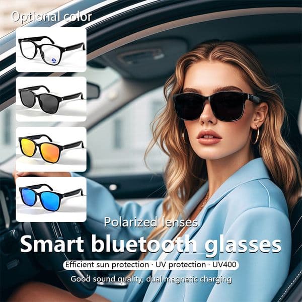 AI Smart Sunglasses Wireless Bluetooth AI Voice Assistant Translation UV400 protection Outdoor Sport Hands-Free Call Music Headphone Anti-Blue Eyeglasse