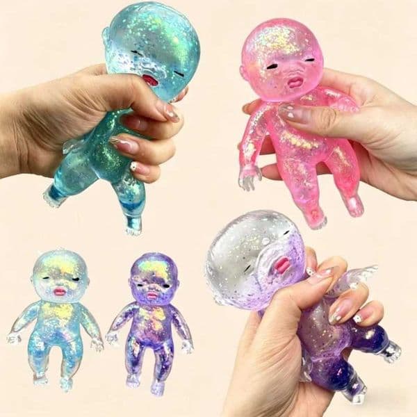 Squishy Maltose Sugar Boy Shaped Squeeze Toys Men Stretchable Slow Rising Decompression Fidget Toy Relieve Stress Home Decor T260602