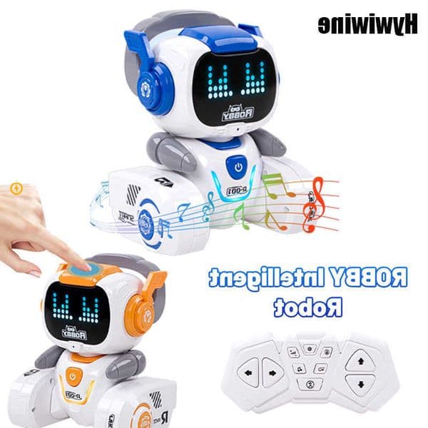 Emo Rc Robot Intelligent Smart Infrared Sensor 24G Programming Robo Remote Control Robot Toys for Chidren Boys Girls Gift L260603