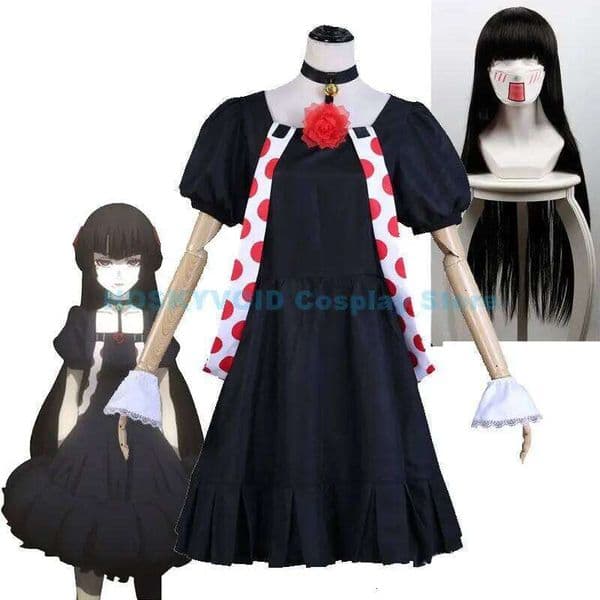 Anime Juzo Cosplay Dress Socks Tokyo Ghoul Women's Clothing Suzuya Boy 13 Rei Wig Headwear Halloween Carnival Dressing