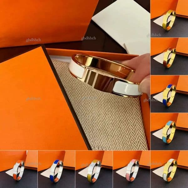 H bracelets Classic Brand hermebracelets Designer Bracelet Titanium steel 18K Gold Luxury Fashion Bracelet Unisex Bracelet Valentine's Day Gift High Quality 4c9