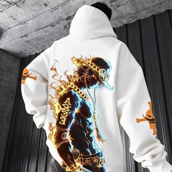 Japanese New Anime One Piece Printed Hoodie Sweatshirt Men's and Women's Hoodie Men's Tops Sports Hoodie Harajuku Y2K Hoodie D260603