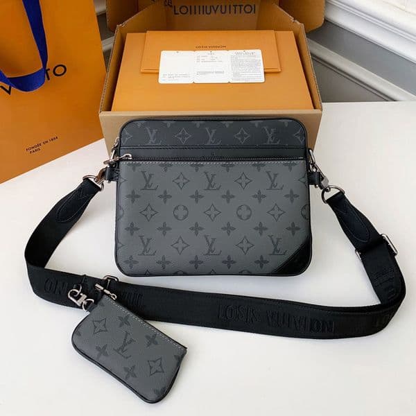 Designer Bag Trio Shoulder Bag Luxury Bag Cross body Bag Classic Old Flower Full Print Messenger Bag Top Quality Handbag Women's Premium Leather Embossed Wallet
