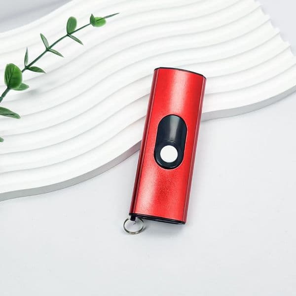 Outdoor LED Powerful Flashlight USB Rechargeable Flashlight Keychain Multi-functional Mini Portable Lighting Work Lamp